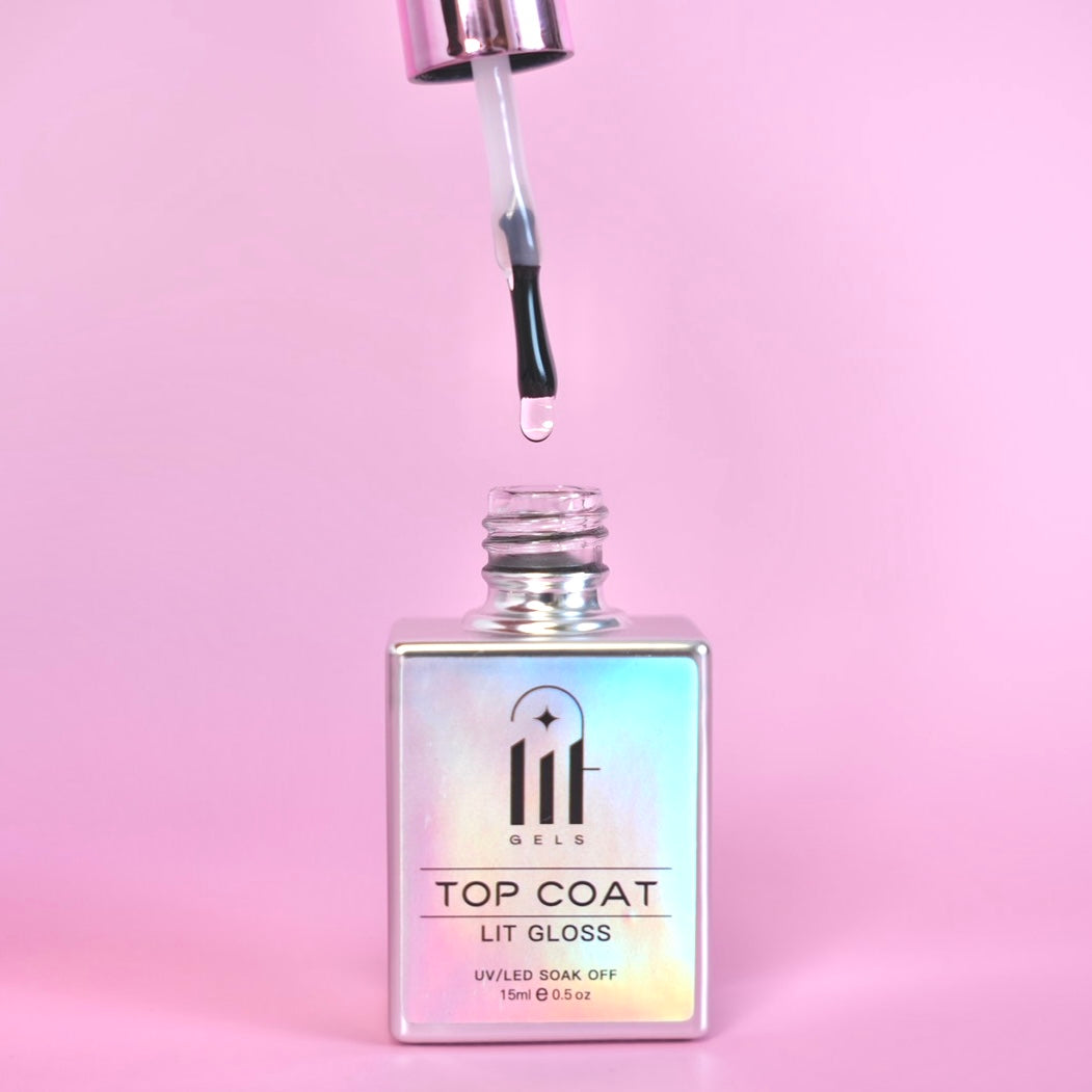 HEMA-free Lit Gloss Top Coat – Lit Gels
