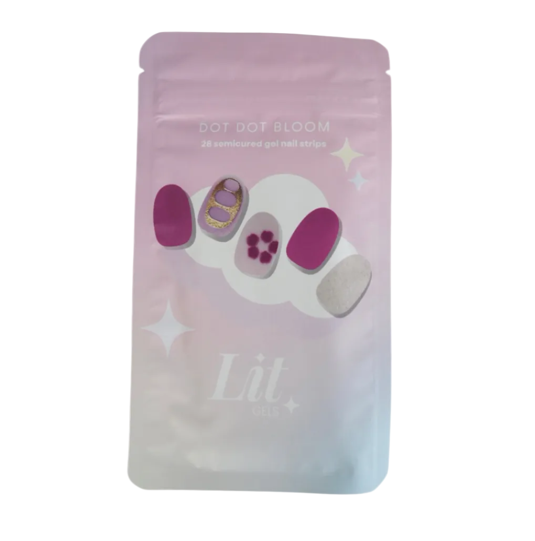 Dot Dot Bloom – Gel nail strips