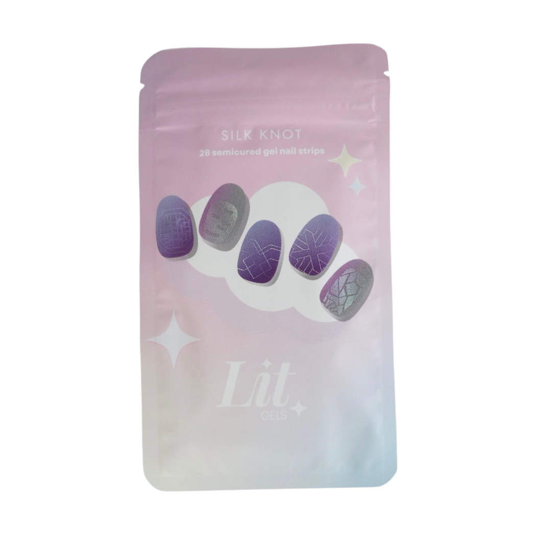 Silk Knot – Semi Cured Gel Nail Strips