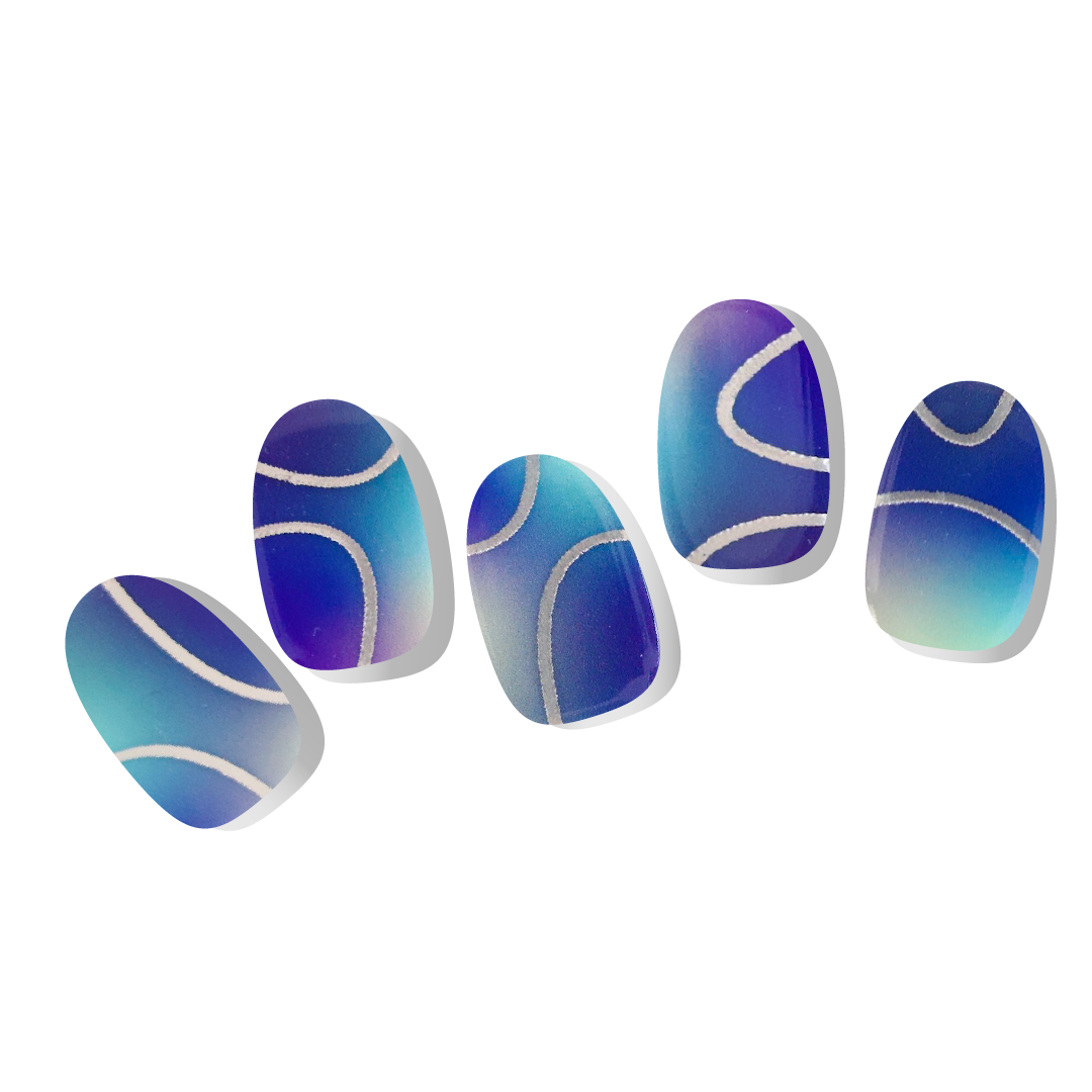 Blue Gradient Gel Nail Strips: The Easiest Way to Get a Salon-Quality Look at Home