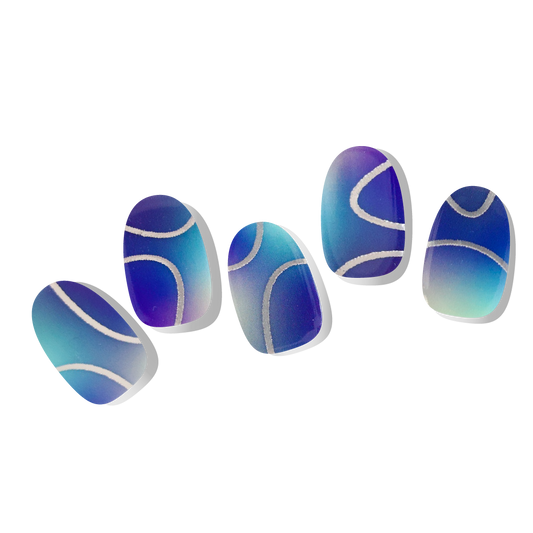 Blue Gradient Gel Nail Strips: The Easiest Way to Get a Salon-Quality Look at Home