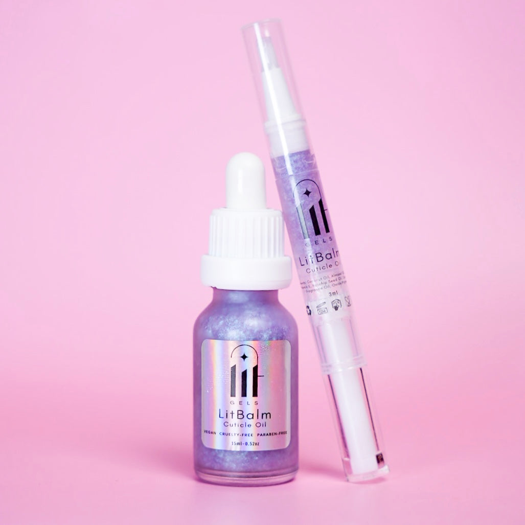 Lit Balm Cuticle Serum Dropper Bottle (15ml)