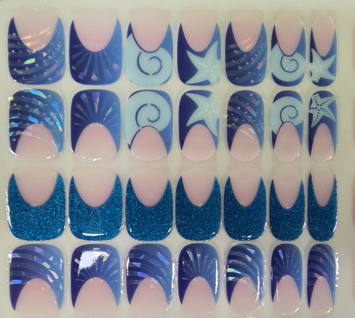 Dazzling Seas - Gel Nail Strips