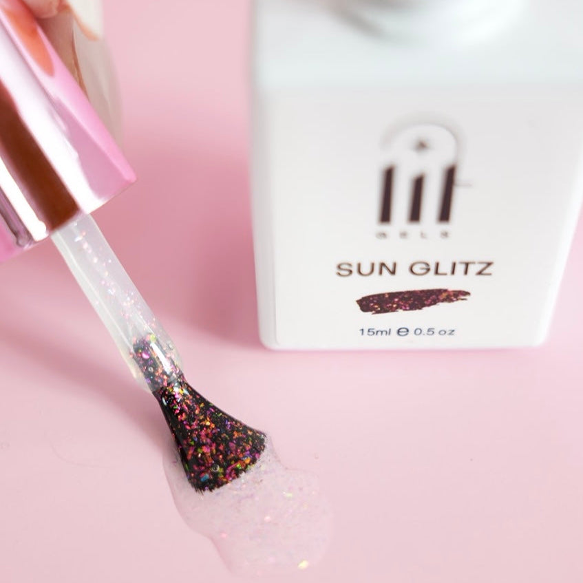 Sun Glitz – HEMA-Free Flakie Top Coat