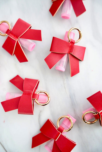 Red Bow Lit Balm