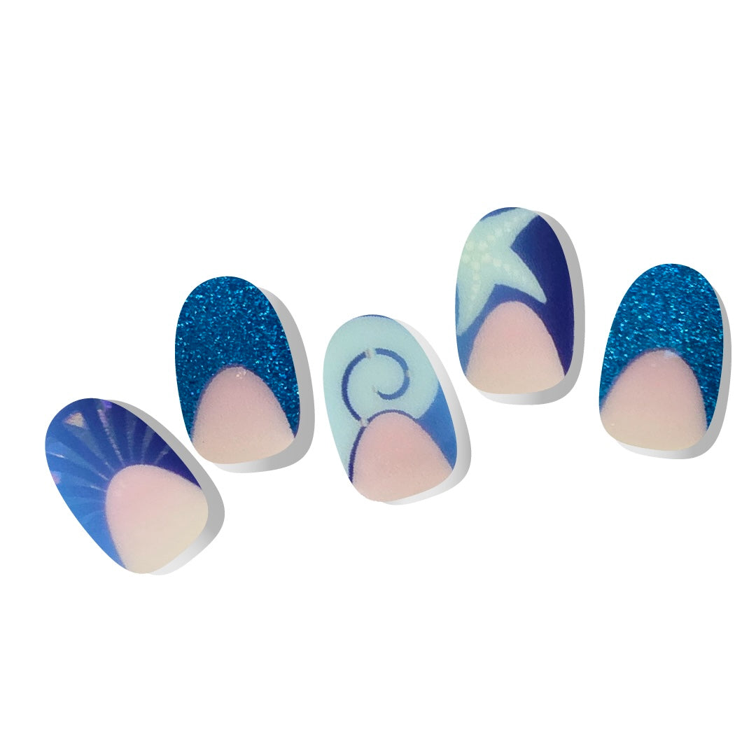 Dazzling Seas - Gel Nail Strips