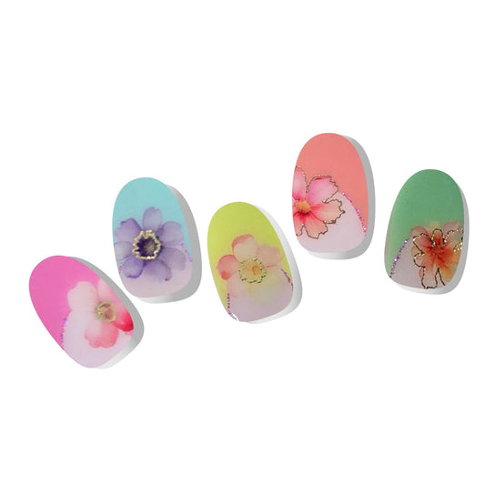 Dewy Bloom - Gel Nail Strips