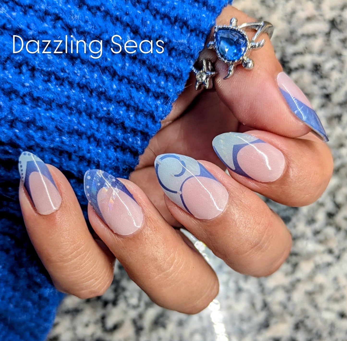 Dazzling Seas - Gel Nail Strips