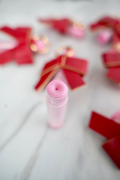 Red Bow Lit Balm