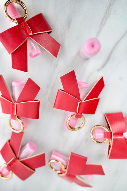 Red Bow Lit Balm