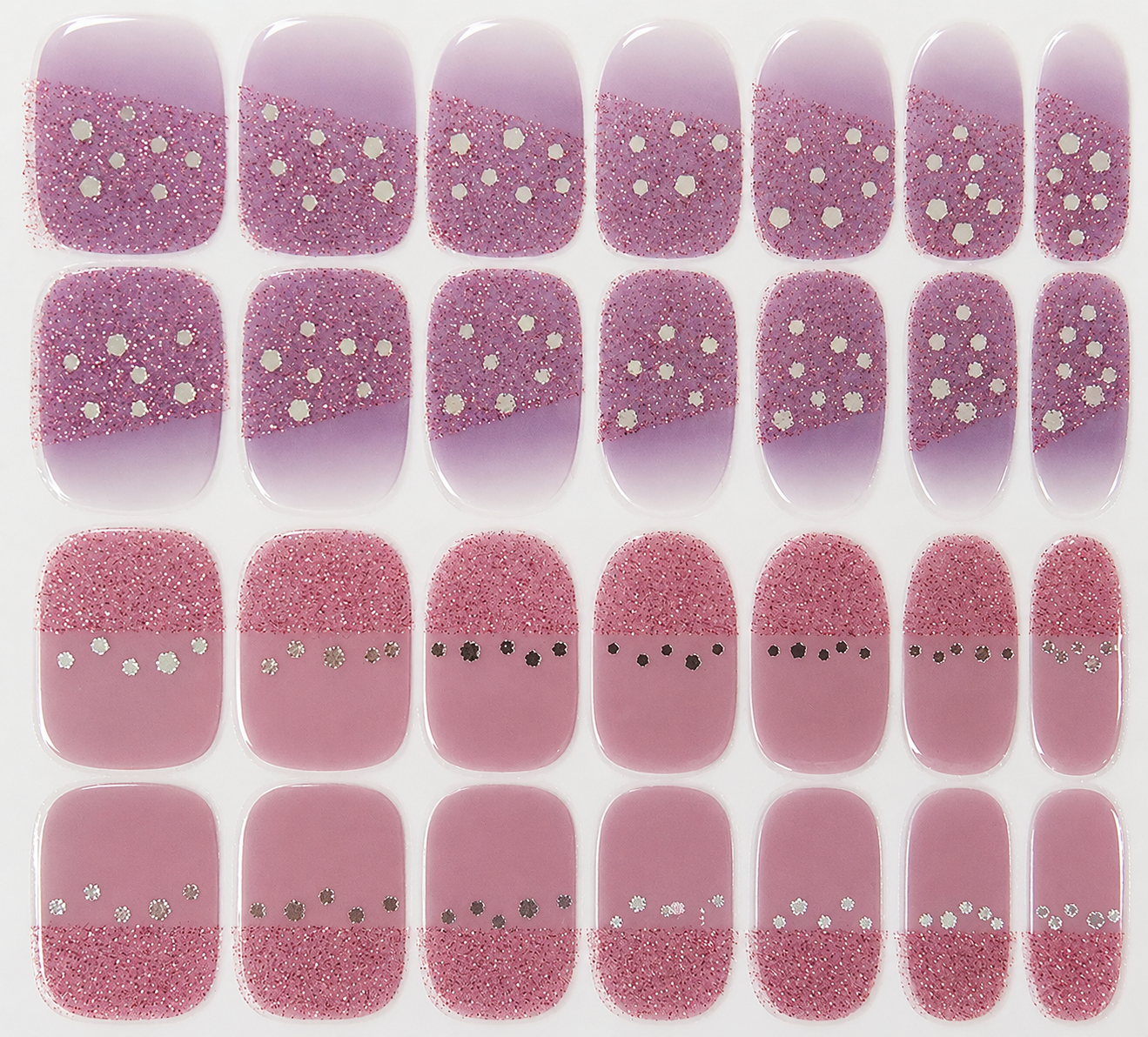 Blush Dust - Gel Nail Strips